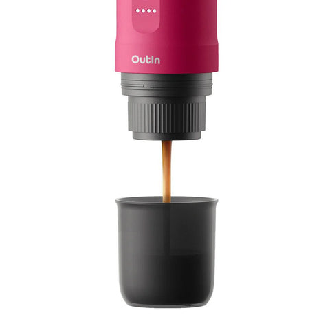 OutIn Nano Portable Espresso Machine (Fuchsia Pink) - Espresso Machine - Kakaw
