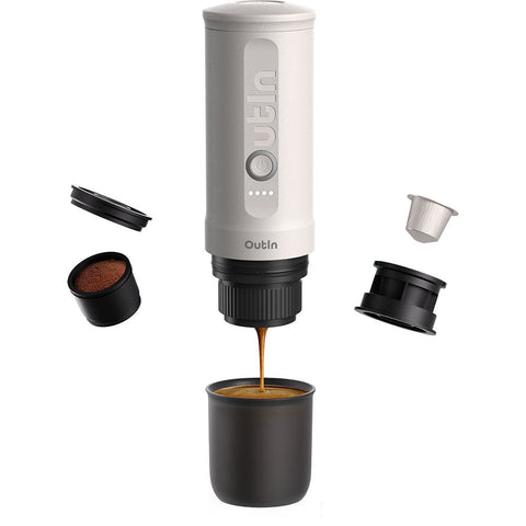OutIn Nano Portable Espresso Machine (Pearl White) - Espresso Machine - Kakaw