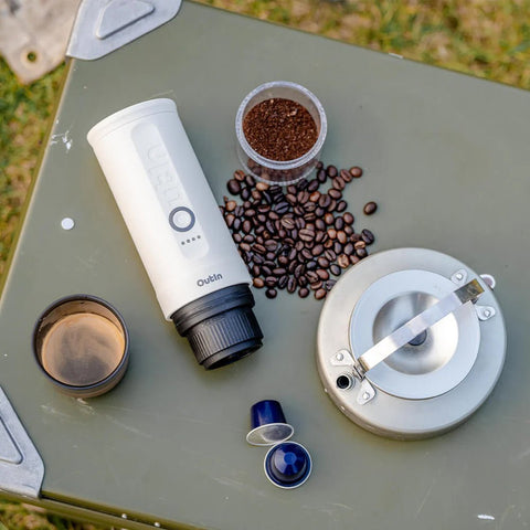 OutIn Nano Portable Espresso Machine (Pearl White) - Espresso Machine - Kakaw