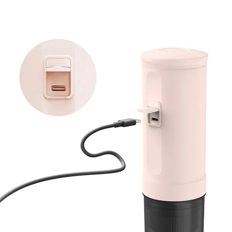 OutIn Nano Portable Espresso Machine (Rose Quartz) - Gift Set - Espresso Machine - Kakaw