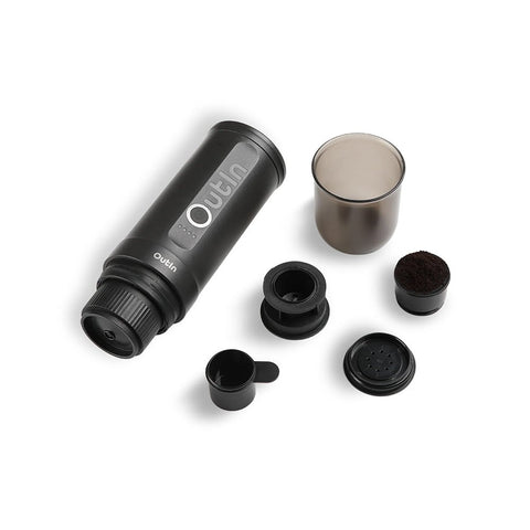 OutIn Traveler Nano Portable Espresso Machine Gift Set (Space Grey) - Espresso Machine - Kakaw