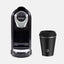 OPAL One and TOPL Flow360° / Stroll Reusable Cup - Charcoal (8oz) Bundle - Espresso Machine - Kakaw