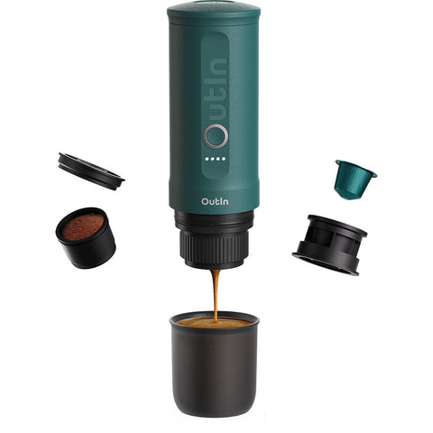 OutIn Nano Portable Espresso Machine (OutIn Teal) - Kakaw