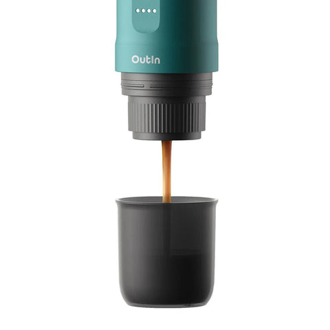 OutIn Nano Portable Espresso Machine (OutIn Teal) - Kakaw
