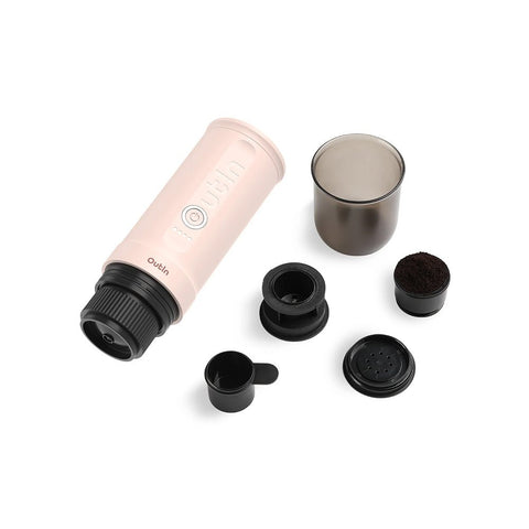 OutIn Nano Portable Espresso Machine (Rose Quartz) - Gift Set - Espresso Machine - Kakaw