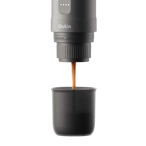 OutIn Traveler Nano Portable Espresso Machine Gift Set (Space Grey) - Espresso Machine - Kakaw