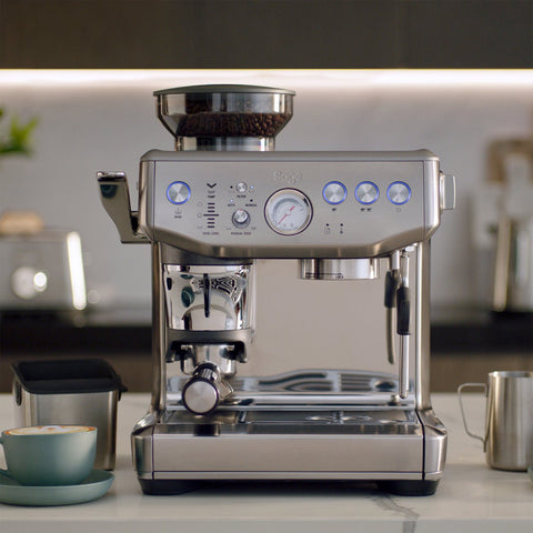 Sage Barista Express Impress Espresso Machine (Stainless Steel) - Espresso Machine - Kakaw